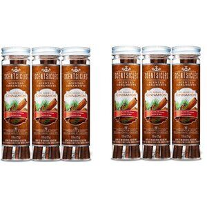 6 Bottles Scentsicles Cinnamon Scented Hanging Ornament for Home, Office, Car